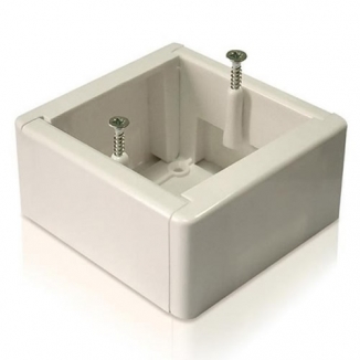 Наружная монтажная коробка для терморегулятора (белая)