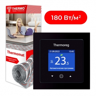 Комплект Thermomat TVK-180 + Thermoreg TI-970 Black